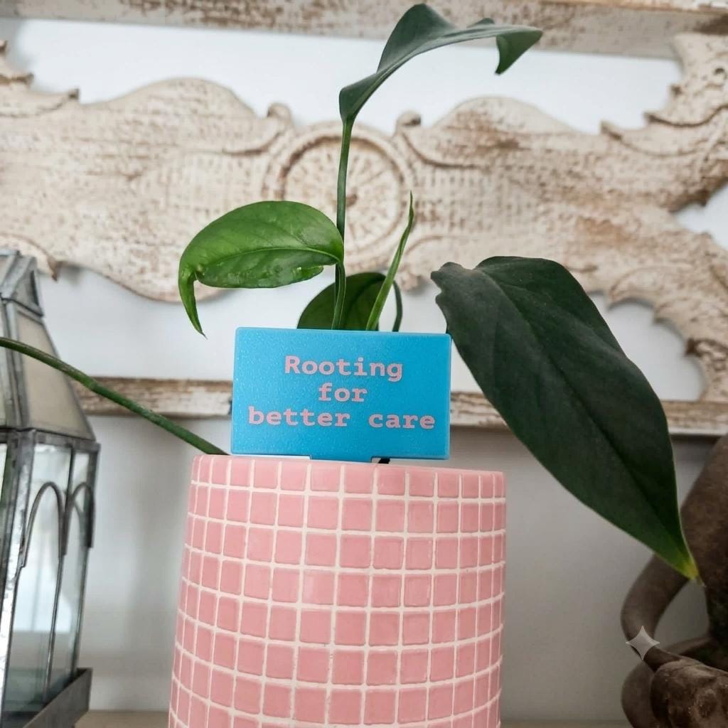 Sarcastic Plant Stakes Set of 10 – Funny 3D Printed Plant Markers
