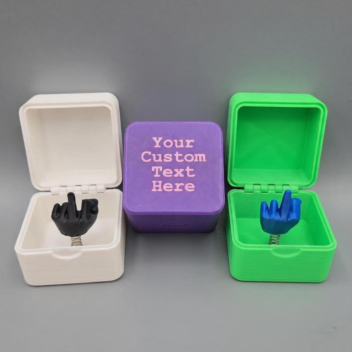 Personalized Middle Finger Prank Box – Funny Gag Gift