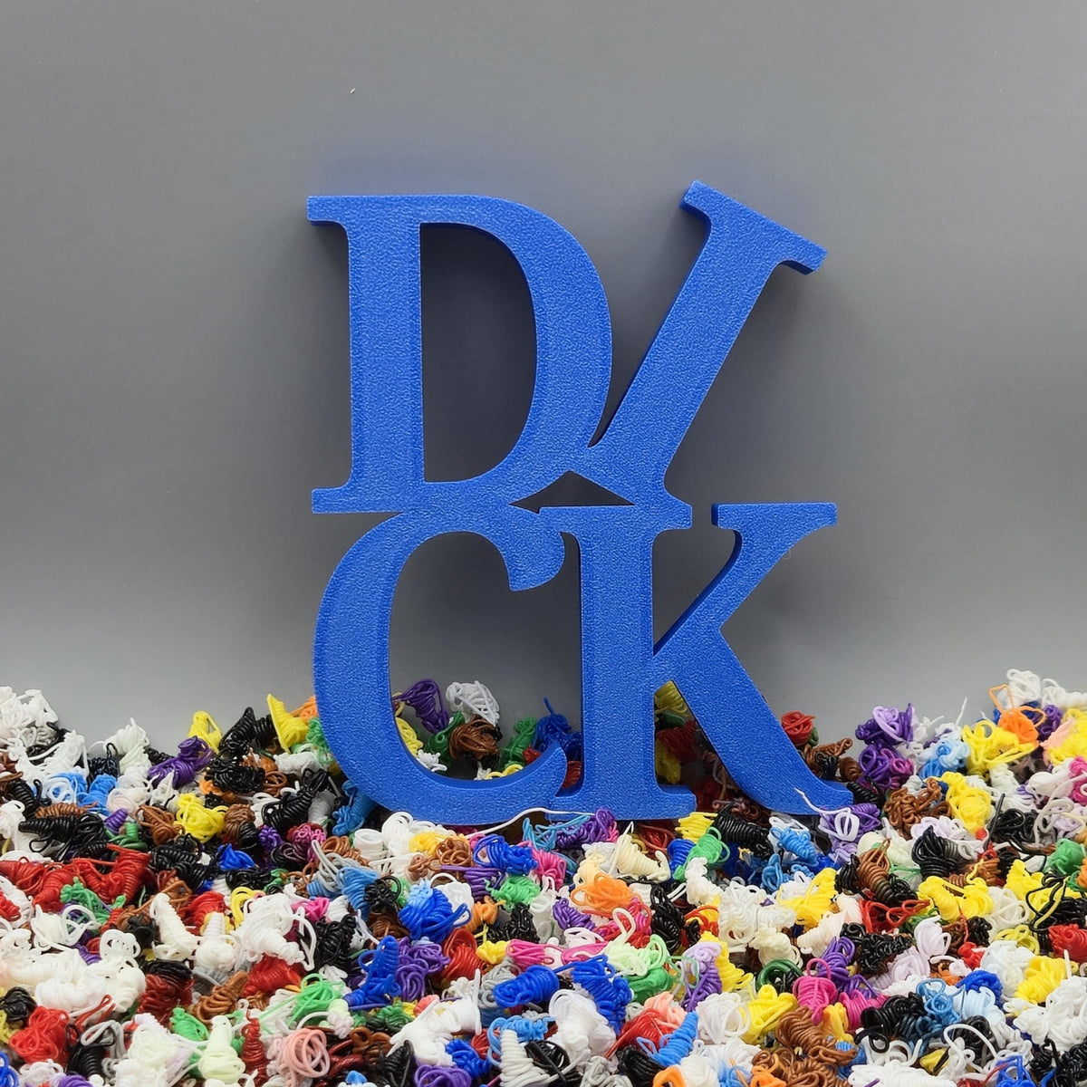 Custom Stacked 4-Letter Word Sign – Funny 3D Printed Decor