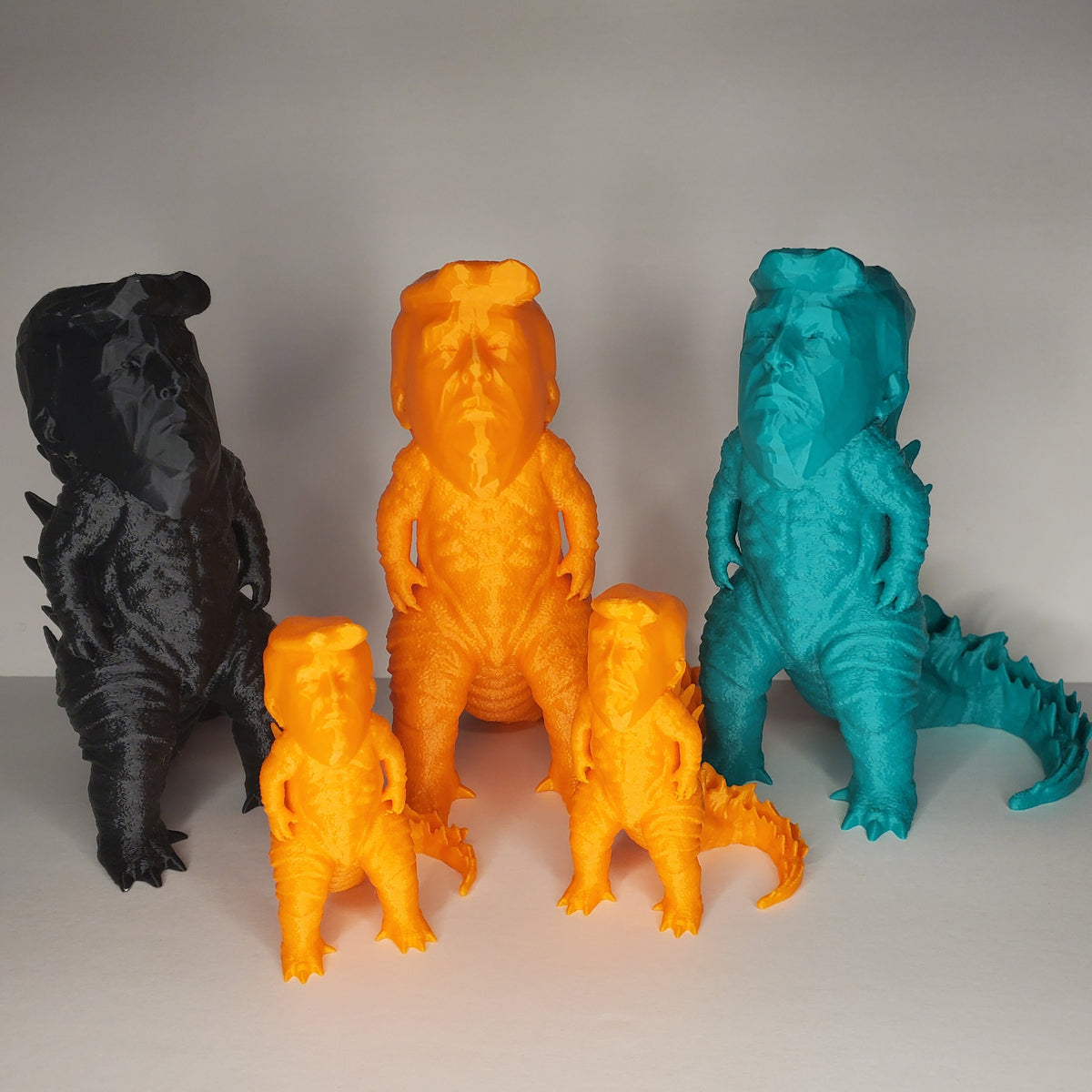 Trumpzilla 3D Printed Sculpture – Donald Trump Political Satire