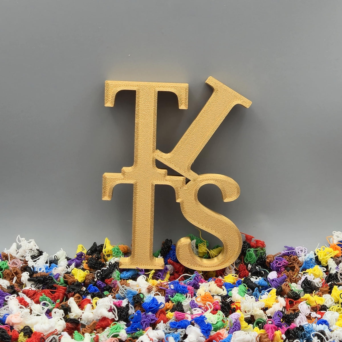 Custom Stacked 4-Letter Word Sign – Funny 3D Printed Decor
