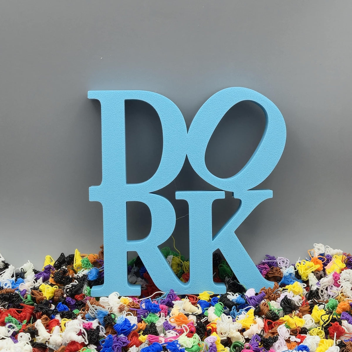 Custom Stacked 4-Letter Word Sign – Funny 3D Printed Decor
