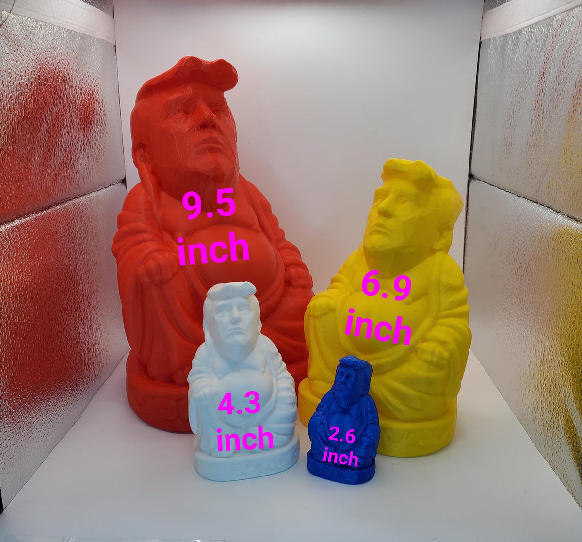Trump Buddha Statue – Funny 3D Printed Political Satire Figurine