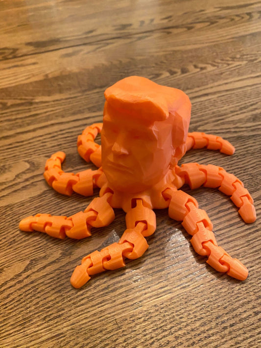Trumptopus 3D Printed Trump Octopus – Political Satire Figurine