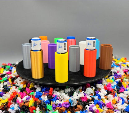 Stick-On Lip Balm Holder | Car Console & Desk Organizer