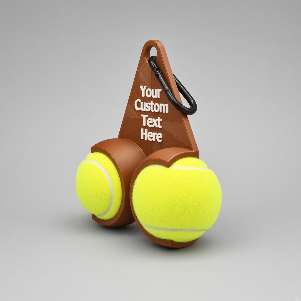 Funny Tennis Ball Holder – Personalized Gag Gift for Dog Walkers