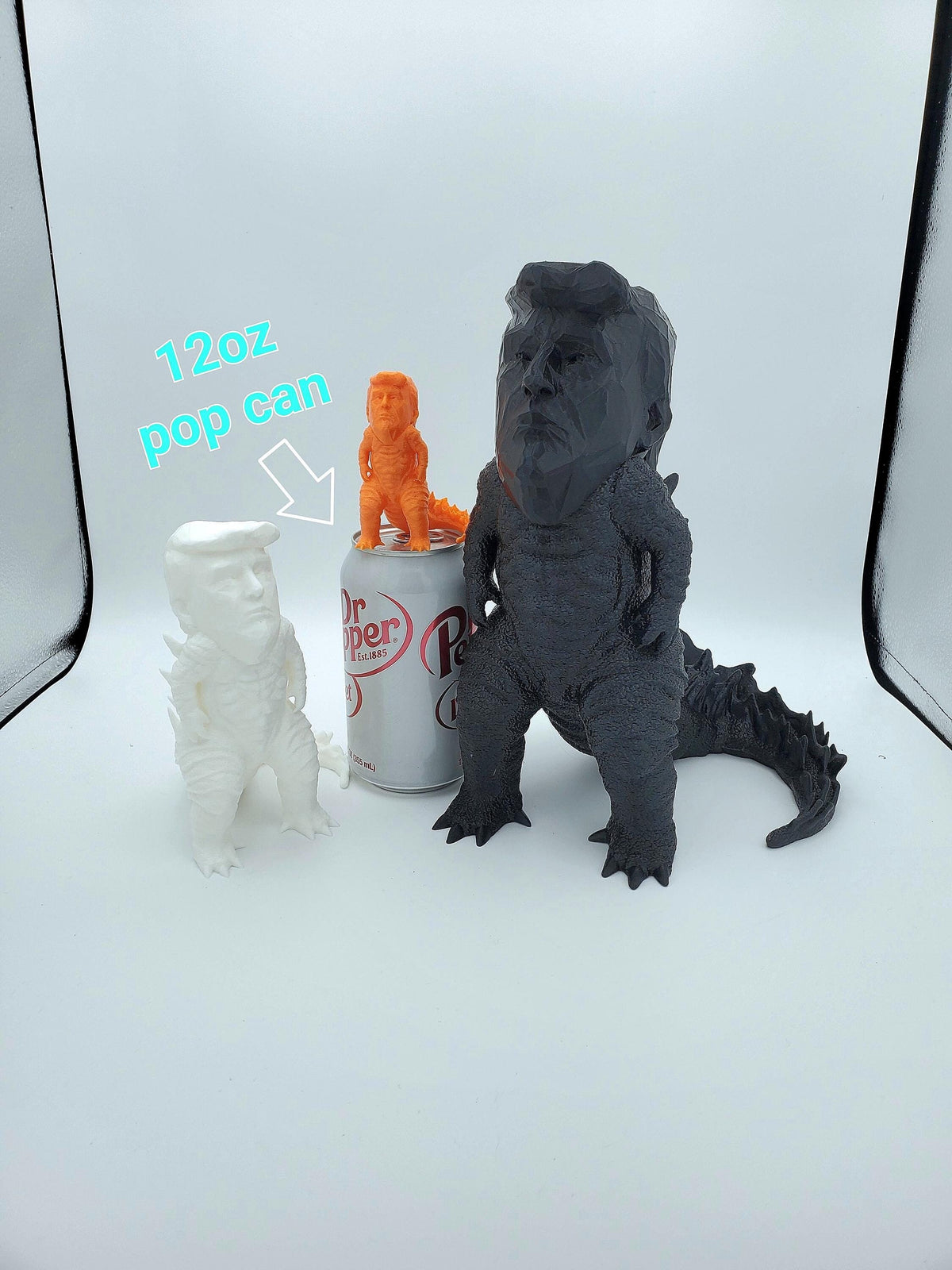 Trumpzilla 3D Printed Sculpture – Donald Trump Political Satire