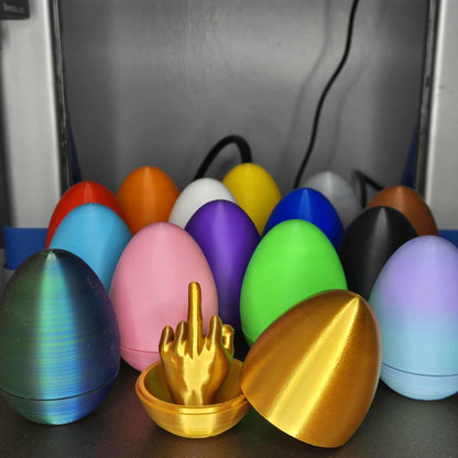 Middle Finger Easter Egg Prank – Funny 3D Printed Gag Gift