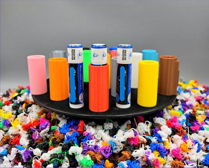 Stick-On Lip Balm Holder | Car Console & Desk Organizer